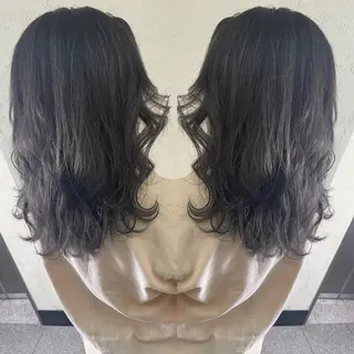 ミディアム 大泉 美久のヘアスタイル