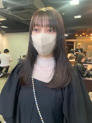 カラー 地毛風艶カラー🌿 喜多夏海のヘアスタイル