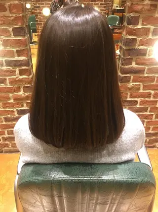 ミディアム 韓国ヘアならお任せ！ 小辻李菜💕のヘアスタイル