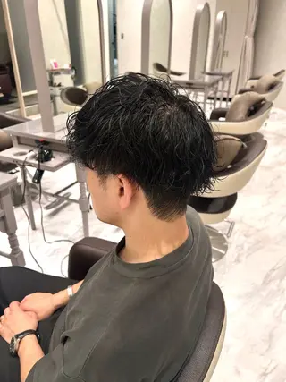 パーマ メンズ レディース募集中🎀 陸 愛夏のヘアスタイル