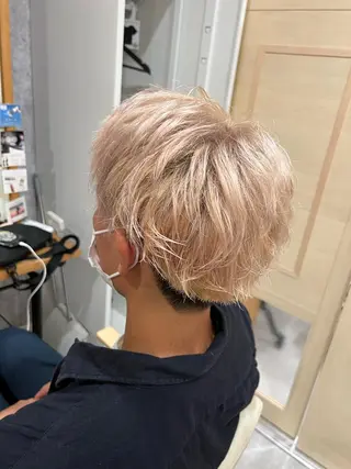 ショート カラー メンズ 🌈髪質改善・美髪矯 正・平野瀬乃🌈のヘアスタイル
