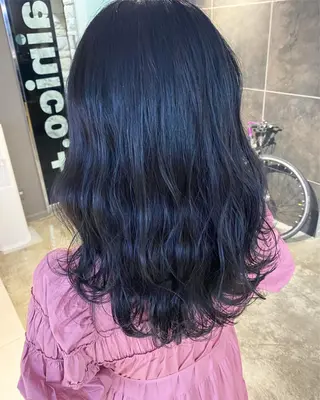 ロング カラー ヘアアレンジ メンズ キッズ ネイル マツエク・マツパ 透明感カラー🤎 ゆりのヘアスタイル