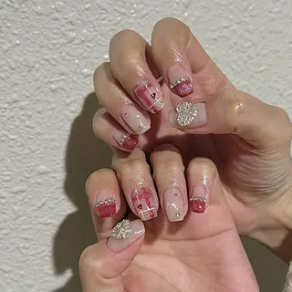 ネイル パラあり！フィルイン 美フォルムのネイルデザイン