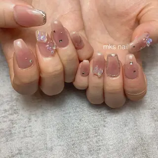 ネイル mks＊nail //  枚方長尾のネイルデザイン