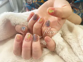 ネイル フルリール 【プライベートサロンのネイルデザイン