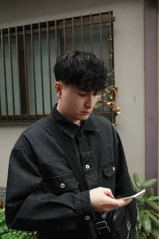 パーマ メンズ スパイキーショート /パーマ/山本孝明のヘアスタイル