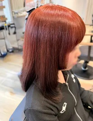 ミディアム 安達 光琉のヘアスタイル