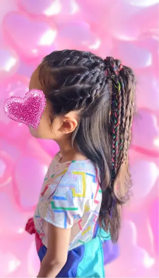 ヘアアレンジ キッズ Pivoine ヘアメイクピボワンヌのヘアスタイル