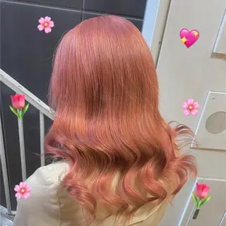 セミロング カラー 🖤韓国艶髪 RINA🖤のヘアスタイル