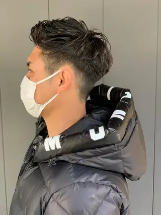 パーマ メンズ SHU NTAのヘアスタイル
