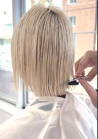 カラー コウ チホウのヘアスタイル