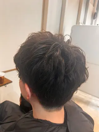 パーマ メンズ 大石 藍のヘアスタイル