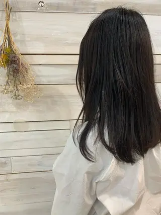 セミロング ハッシュカット/ボブ /レイヤー/彩奈のヘアスタイル
