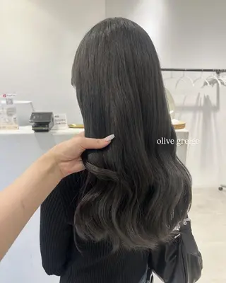 ロング カラー ブリーチなしWカラー ／レイヤー🎀マリノのヘアスタイル
