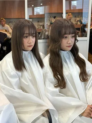 ロング カラーモデル募集 吉原佳穂💗のヘアスタイル