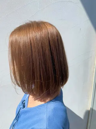 ミディアム カラー 茂原 麻生のヘアスタイル