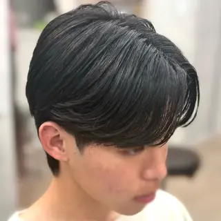 メンズ シースルーマッシュ 🍒毛流れ🖤アヤネのヘアスタイル