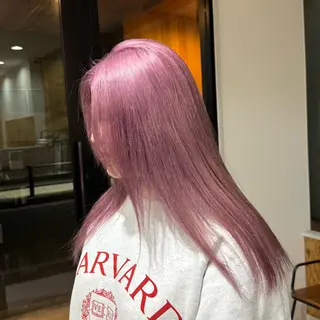 カラー ブリーチカラー よねだまことのヘアスタイル