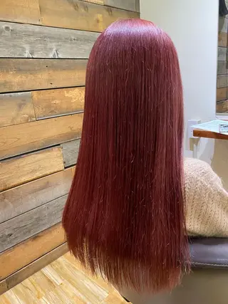 セミロング カラー 三戸 修平のヘアスタイル