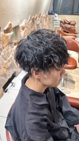 パーマ メンズ 新宿/メンズパーマ/ メンズ特化/和田瑞生のヘアスタイル