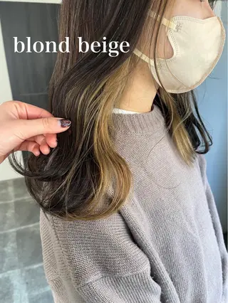 セミロング カラー 眠れるヘッドスパ✨ chacoのヘアスタイル