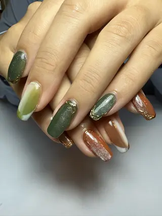 ロング shandy nailのネイルデザイン