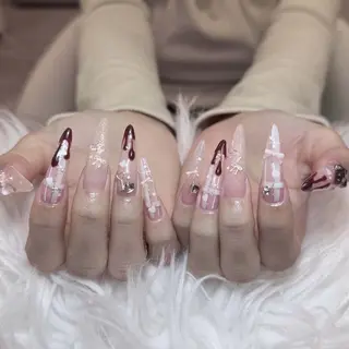 ネイル ANH ゴテゴテネイルのネイルデザイン