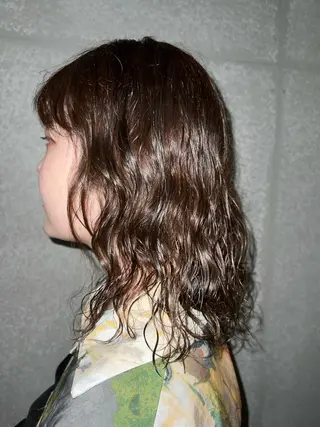 パーマ 透明感🌿縮毛矯正 🫧真生のヘアスタイル