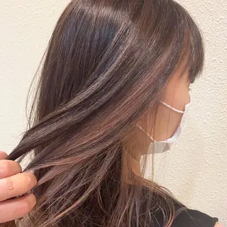 セミロング 中川 茜里のヘアスタイル