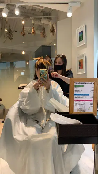 セミロング 中尾 綺のヘアスタイル