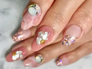 ネイル 矢場町ネイルサロン アイボリーのネイルデザイン