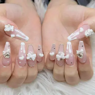 ネイル ANH ゴテゴテネイルのネイルデザイン