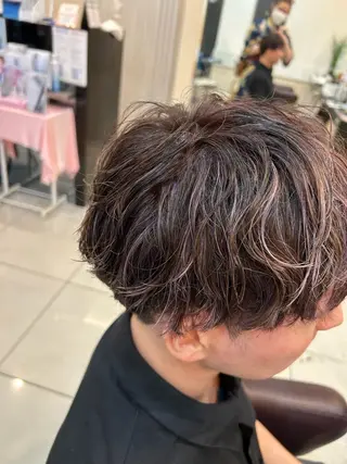 ショート カラー メンズ リリー /Men's/パーマのヘアスタイル