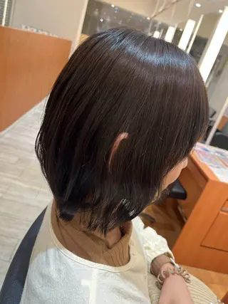 ミディアム 光石 季世のヘアスタイル