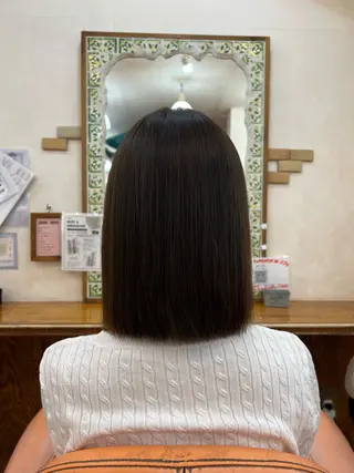 ミディアム カラー パーマ 伊東 颯のヘアスタイル