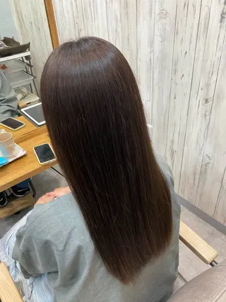 ロング 暖色カラー💞 菊地しおんのヘアスタイル