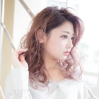 ミディアム カラー タナカ *歴10年以上*のヘアスタイル