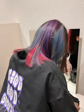 ミディアム カラー happy  man 🌸血色カラー🌸のヘアスタイル