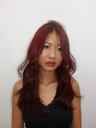 ロング カラー p.s. gemmie所属・海外ヘア/ 千佳のヘアスタイル