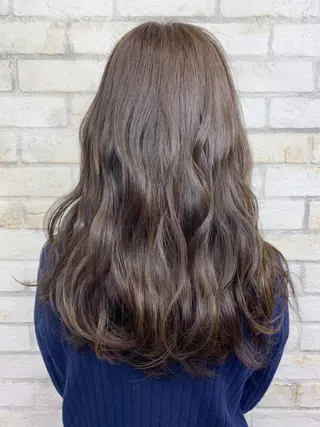 セミロング カラー パーマ ヘアアレンジ ITbyALBUM 中野店のヘアスタイル