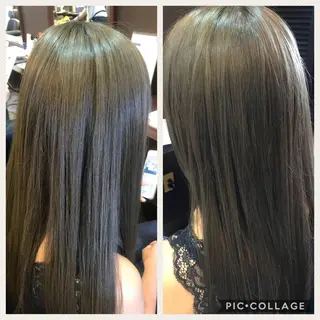 ロング カラー 藤本 麻衣のヘアスタイル