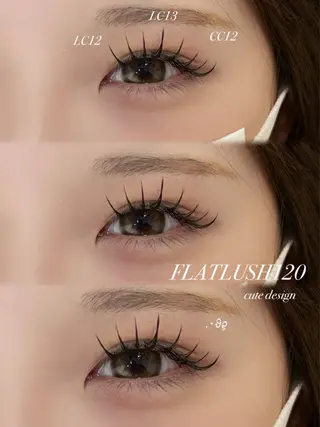 マツエク・マツパ CreBiA🎀 ayaのマツエク・マツパデザイン