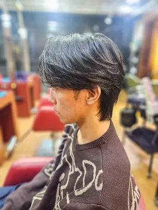 パーマ メンズ 特殊パーマ 片山恭兵のヘアスタイル
