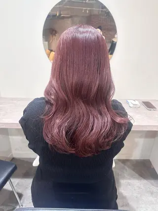 ロング カラー ピンクカラー/ mana🎀のヘアスタイル