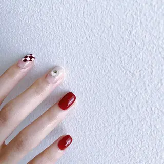 ネイル M🌷nail 長さだし専門店のネイルデザイン