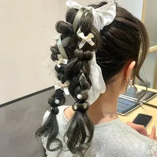 ヘアアレンジ 札幌 ヘアアレンジ 🍎 タナカセリナのヘアスタイル
