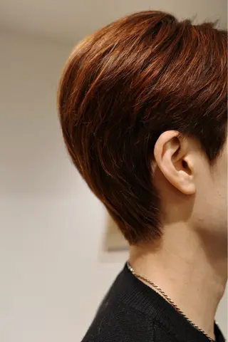 ショート カラー HEIMER ミカド　サトル△のヘアスタイル