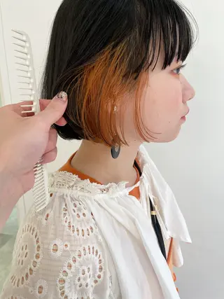 ショート カラー 【吉祥寺】ショート/ レイヤーボブ/ryoのヘアスタイル
