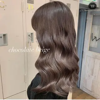 ロング カラー ヘアアレンジ 代表🎀 ふわモテ愛 され髪🩷yumiのヘアスタイル