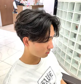 ショート パーマ メンズ 【メンズ特化】 池田大成✂︎のヘアスタイル